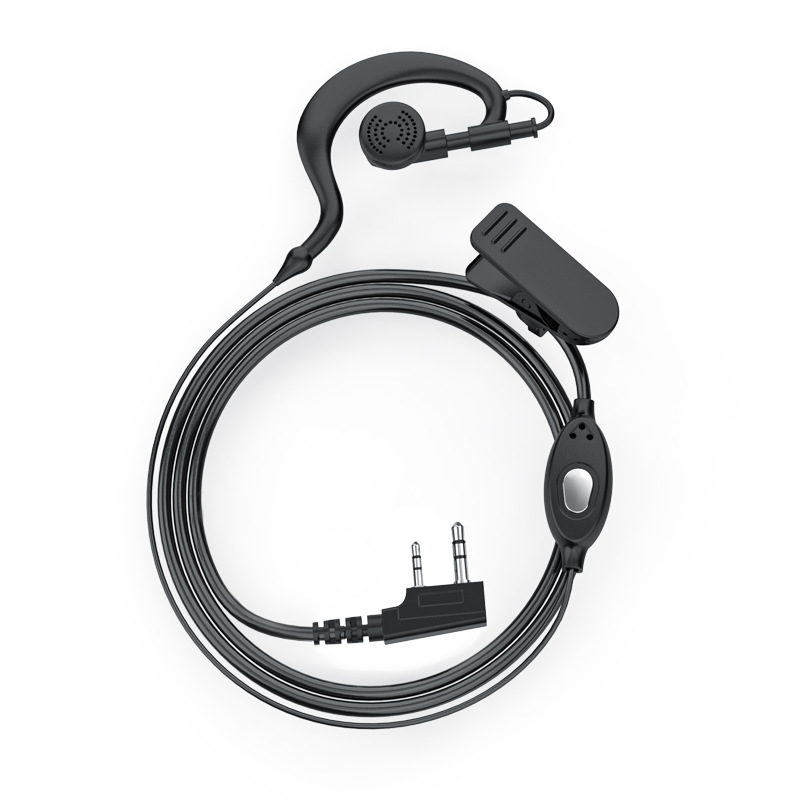 Kabel za slušalice za radijsku stanicu, K-tip konektor, univerzalno kačenje, otporno na smetnje, domet 1,5–3 km, bez baterije — Yipai