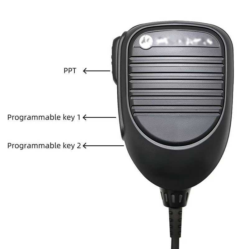 Audio dodatna oprema moto — Kompatibilno s MTM800/MTM5200, M8220, M8268, M8668, M8668i — Raspon 1,5–3 km — Bez baterije — Otporno na prašinu