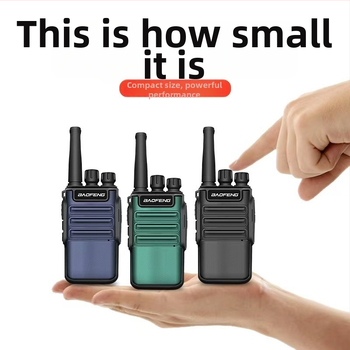 Baofeng BF-V8 vysielač, mini model, 5W, 400–470 MHz, 16 kanálov, dosah 1,5–3 km, batéria 5800 mAh, prachotesná