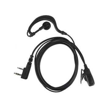 Guotong high quality interkom fejhallgató univerzális K-head fülcsakkal, bal/jobb fülhöz, akkumulátor nélkül, zajellenes, 3–5 km hatótáv, 120 cm kábel