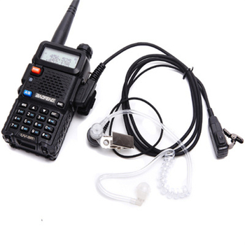 Baofeng radio slušalica za walkie-talkie s zrnom cijevi, debeli kabel, K-Head, kompatibilan UV-5R/888S
