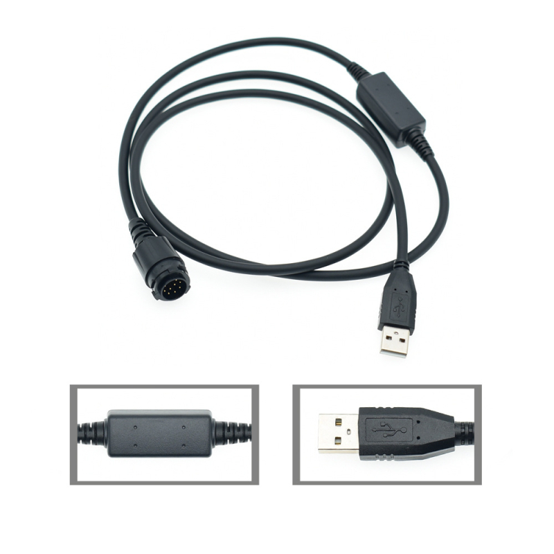 USB kabel za upis frekvencija za XPR4500, DG4100M, XTL2500, M8668 i XTL5000 — domet 10–50 km, RF izlazna snaga 1 W, bez baterije