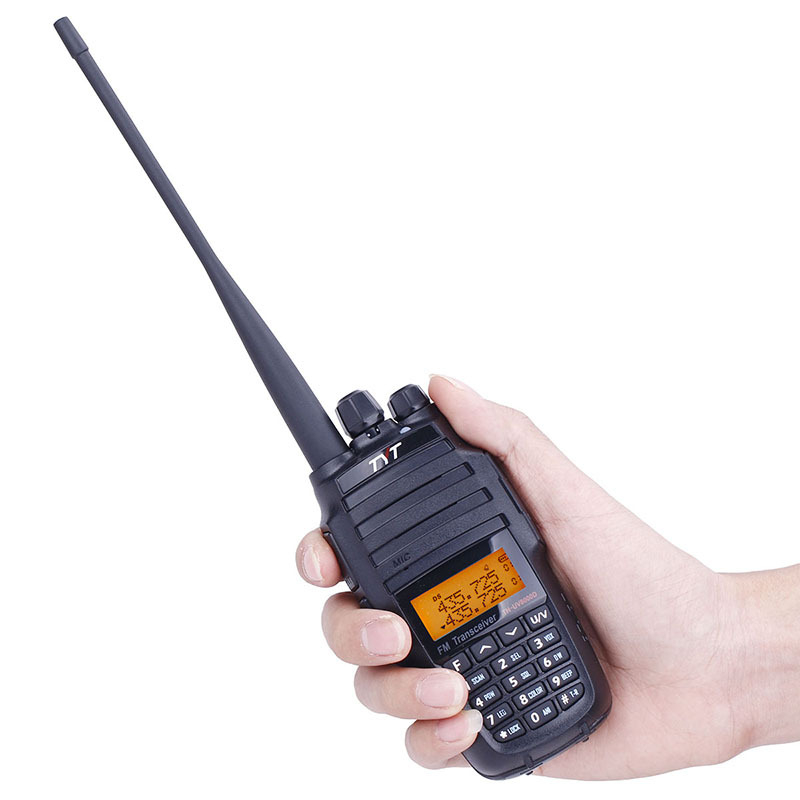 TYT TH-UV8000D kültéri analóg walkie-talkie, nagy teljesítmény, dupla kijelző, 128 csatorna, 10W kimenet, 2200 mAh Li-ion akkumulátor