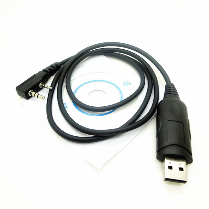 Baofeng USB programski podatkovni kabel BF888S UV5R, univerzalni K-head, vodootporan (domet 1.5–3 km, bez baterije)