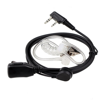 Baofeng UV-5R slušalica za radiostanicu – in-ear dizajn s kukom za uho, bez baterije, otpornost na pad