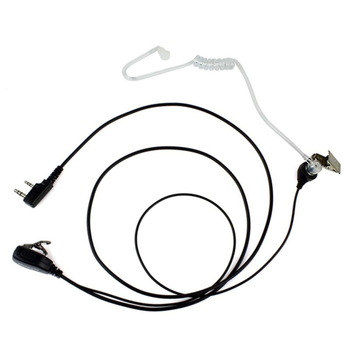Baofeng UV-5R slušalica za radiostanicu – in-ear dizajn s kukom za uho, bez baterije, otpornost na pad