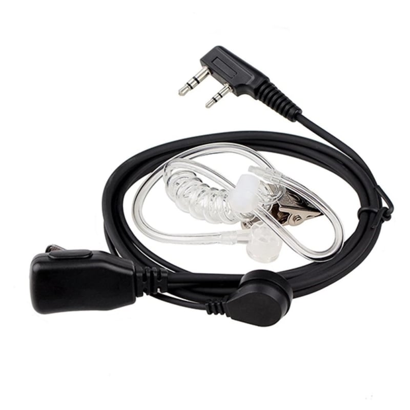 Baofeng UV-5R slušalica za radiostanicu – in-ear dizajn s kukom za uho, bez baterije, otpornost na pad