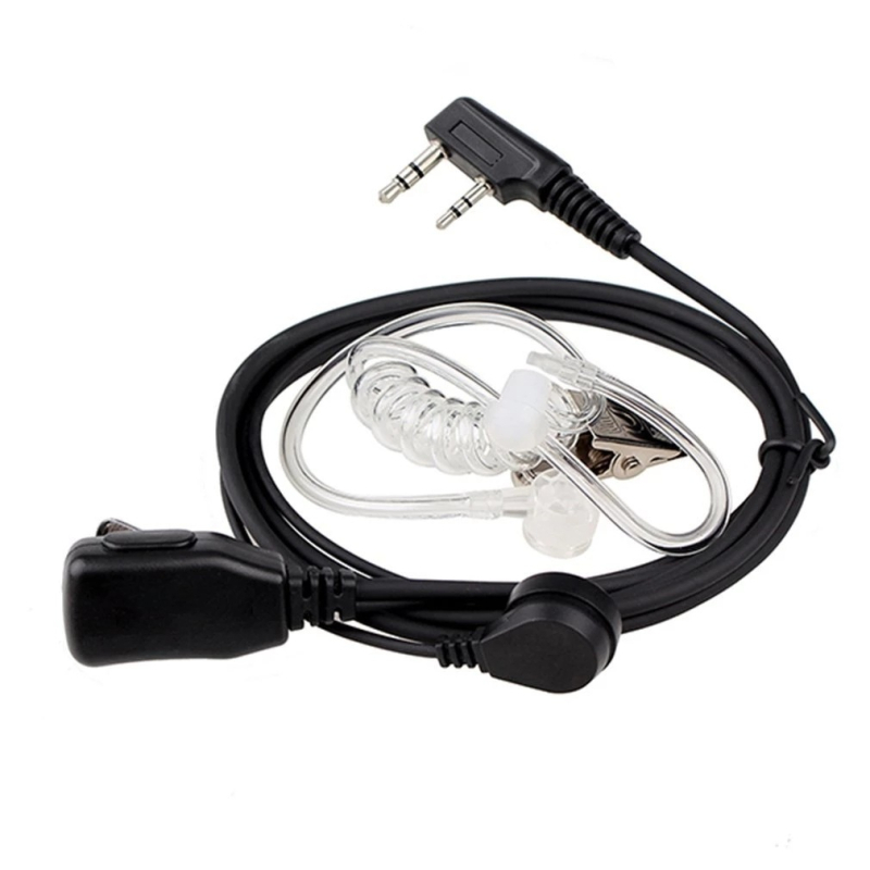 Baofeng UV-5R slušalica za radiostanicu – in-ear dizajn s kukom za uho, bez baterije, otpornost na pad