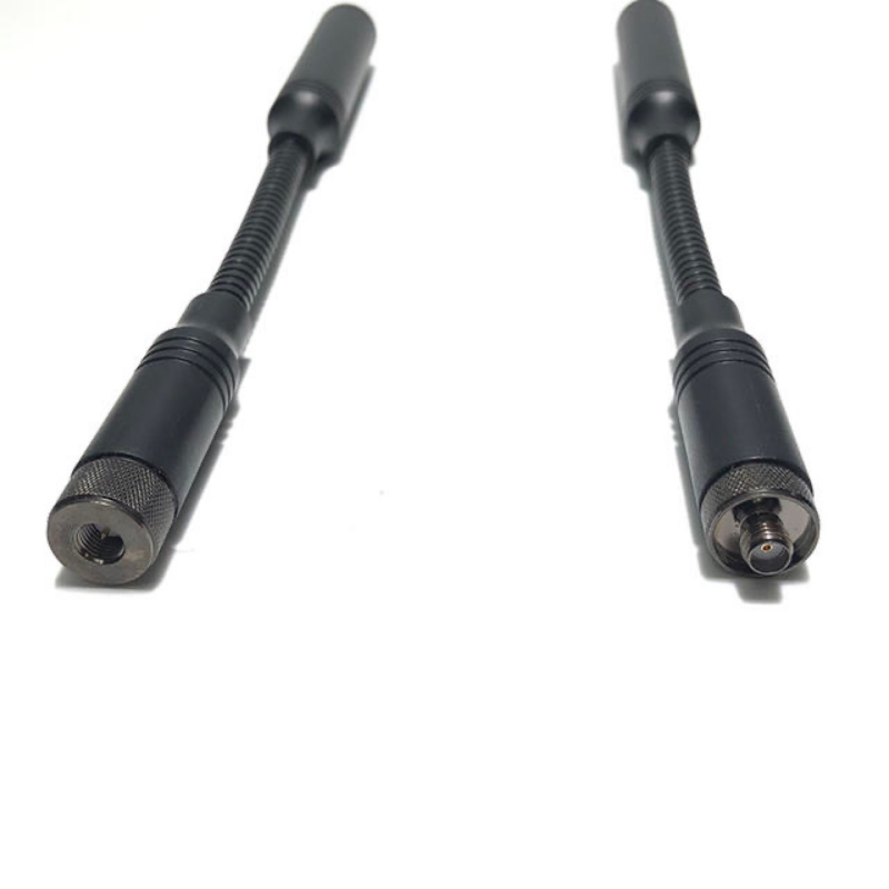 Antena gooseneck pentru radio portabil, acoperire UV, conector SMA, rază 3–5 km, anti-interferență, fără baterie
