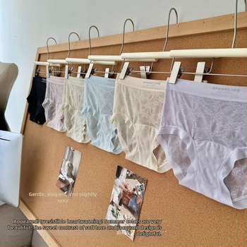 Γυναικείο εσώρουχο από νάιλον, μεσαίας μέσης, γρήγορο στέγνωμα και διαπνοή