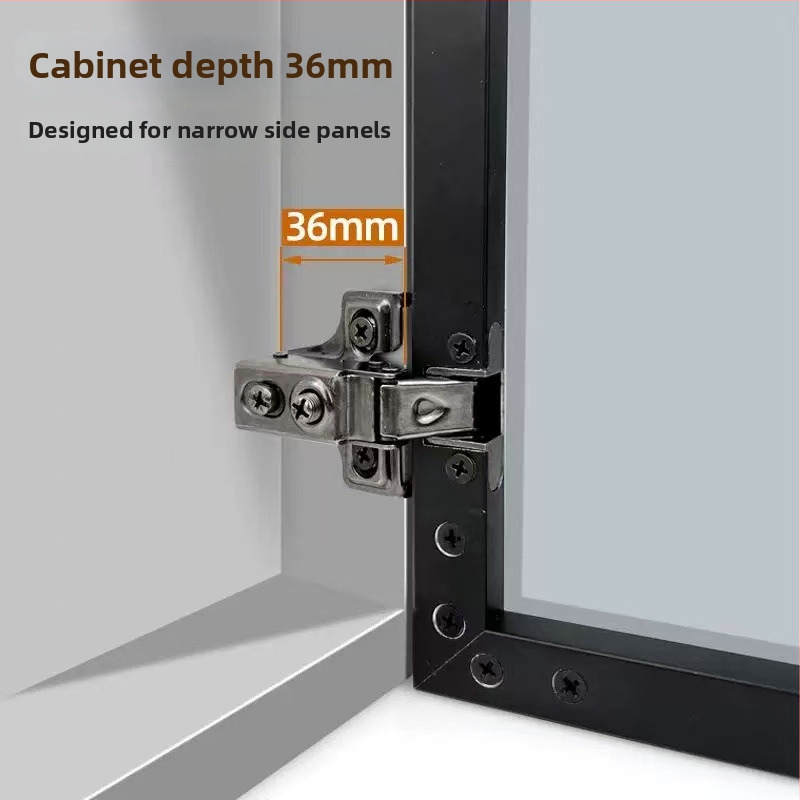 Pánt dvierok skrinky – železný, elektroplátovaný, hrúbka 1 mm, Lingzhi značka