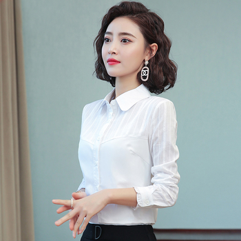 Ženska satenska košulja s dugim rukavima, V izrez, 3D uzorak, parfimirano oblačno vlakno