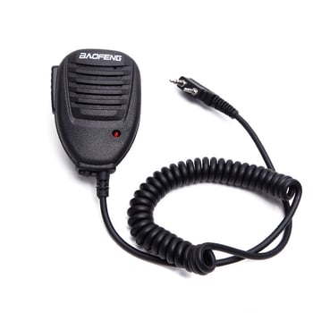 Baofeng UV-5R/888S ώμου μικρόφωνο για ραδιόφωνο, σκόνη-ανθεκτικό μικρόφωνο-ηχείο, εμβέλεια 1,5–3 χλμ, θεωρητική απόσταση <1,5 χλμ, δεν υποστηρίζει δικτύωση