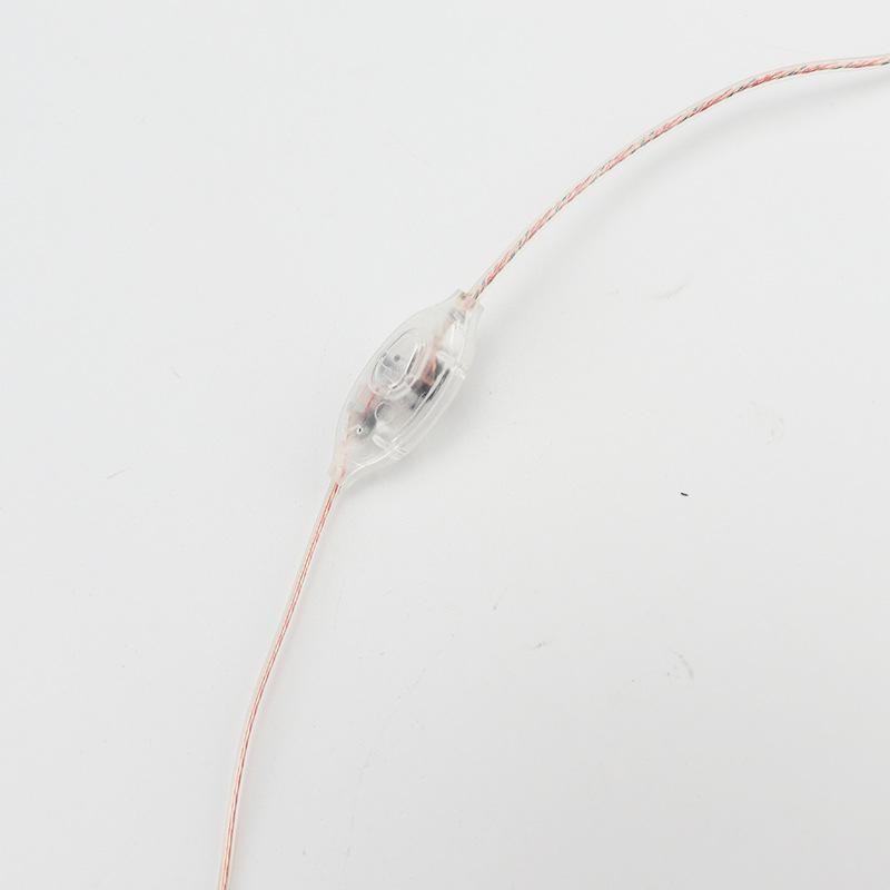 Baofeng prozirni zakrivljeni headset za radio, universalna kompatibilnost, kabel 130 cm