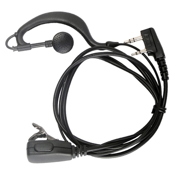 Walkie-Talkie headset Guotong, in-ear design with thick cable; εύρος 1.5–3 χλμ; χωρίς μπαταρία; δεν χρειάζεται δίκτυο; αδιάβροχο