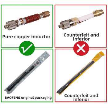 Baofeng skladacia anténa pre ručné rádio — frekvenčný rozsah 136–174/400–520 MHz, dosah 1,5–3 km, bez batérií, proti rušeniu