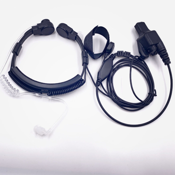 Ding Hong throat headset για Motorola HT1000 XTS5000/2500/1500/GP900MTS2000 – καλώδιο 100 cm