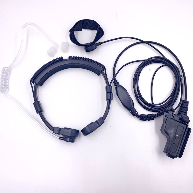 Ding Hong throat headset για Motorola HT1000 XTS5000/2500/1500/GP900MTS2000 – καλώδιο 100 cm