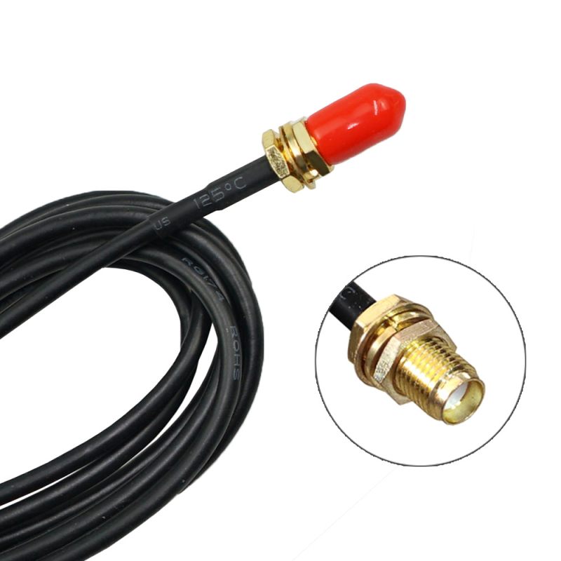 Nagoyaut-106Uv Nagoya Mini automobilna antena za Baofeng UV-5R, dvobandna antena, 134-174/400-470 MHz, dobitak 2.15x, domet 5-10 km, SMA ženski/muški konektor