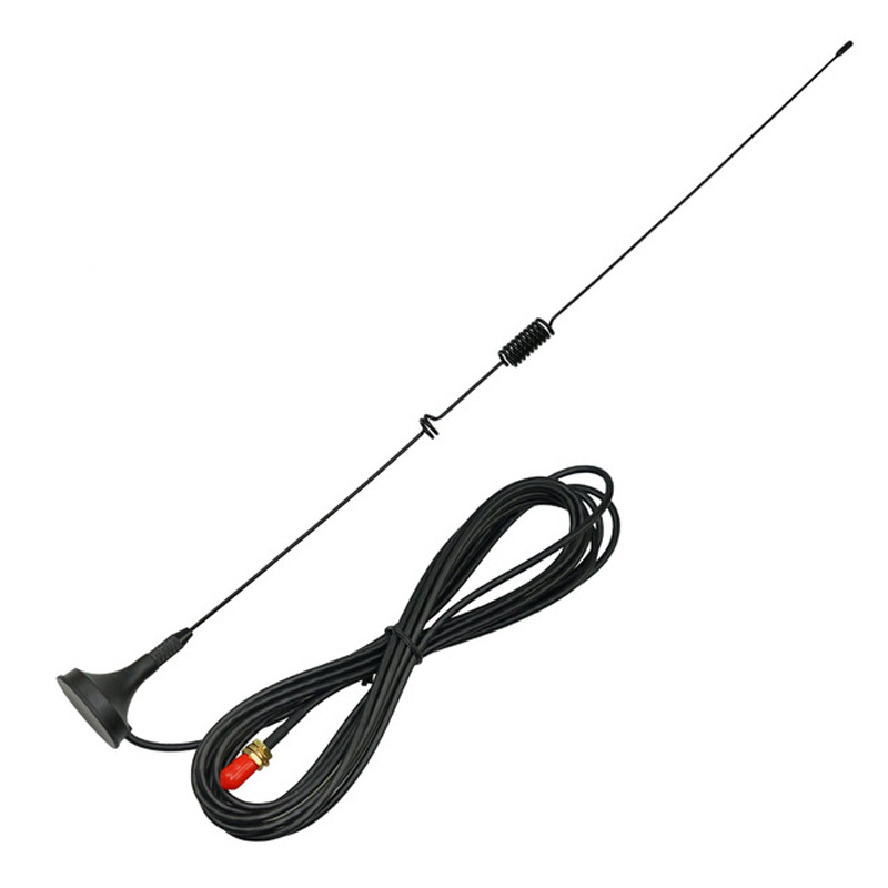 Nagoyaut-106Uv Nagoya Mini automobilna antena za Baofeng UV-5R, dvobandna antena, 134-174/400-470 MHz, dobitak 2.15x, domet 5-10 km, SMA ženski/muški konektor