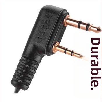 Walkie-Talkie headset s káblom K, in-ear slúchadlá, vodotesné, dosah 1,5–3 km, bez batérie