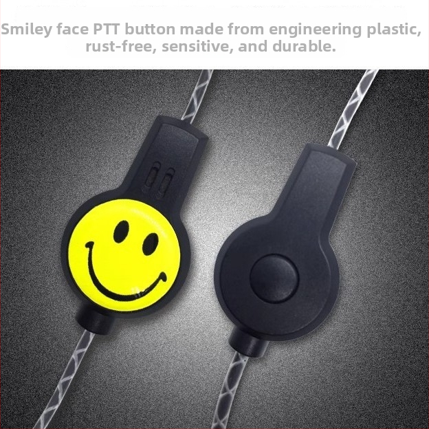 Walkie-Talkie headset s káblom K, in-ear slúchadlá, vodotesné, dosah 1,5–3 km, bez batérie