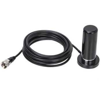 PL259 antena za UHF/VHF, dvobandna antena s usisnom nosačem i PL259 konektorom, domet 10–50 km