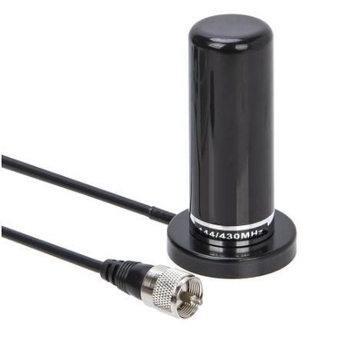PL259 antena za UHF/VHF, dvobandna antena s usisnom nosačem i PL259 konektorom, domet 10–50 km