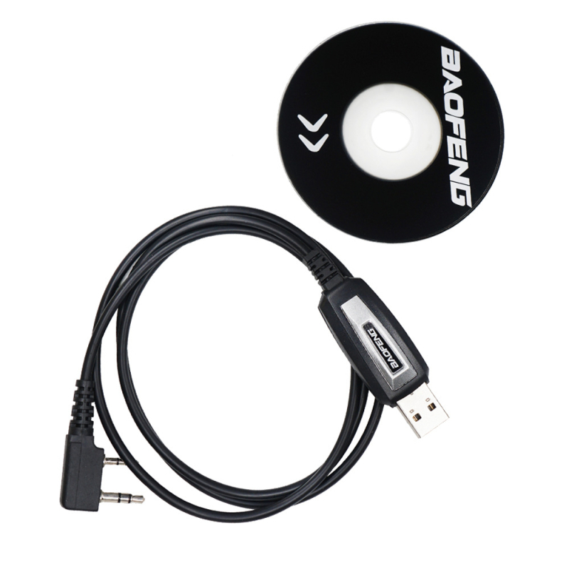 Baofeng USB programski kabel za UV-5R/888S — kabel za programiranje frekvencija, protiv smetnji