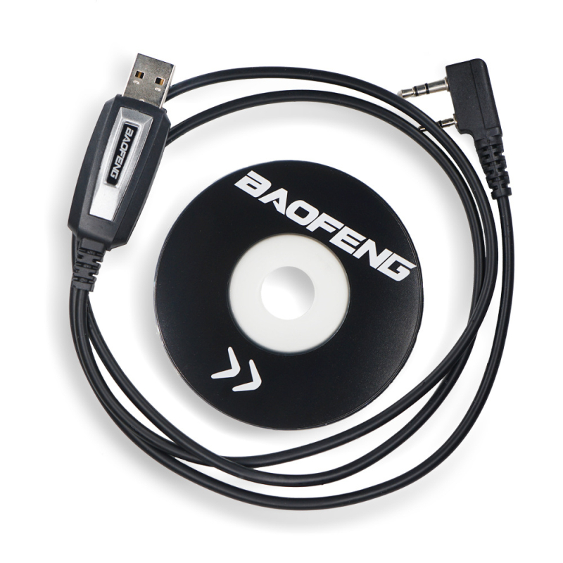 Baofeng USB programski kabel za UV-5R/888S — kabel za programiranje frekvencija, protiv smetnji