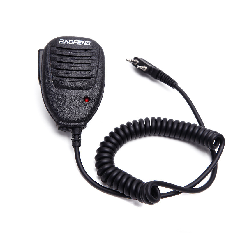 Ručni mikrofon za Baofeng UV-5R/888S s protukliznim držalom, bez baterije, domet do 1,5 km