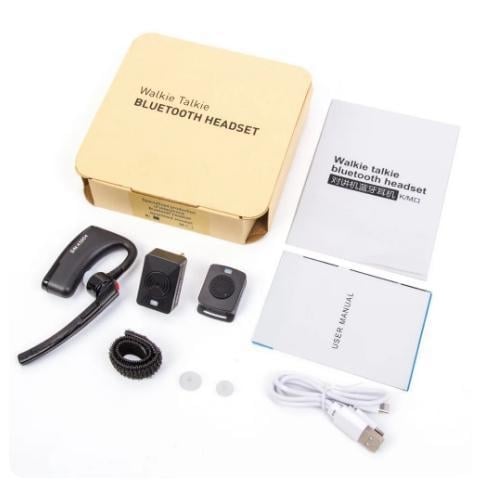 Bluetooth slušalica za radio komunikaciju i bežični adapter, kompatibilan s Baofeng UV-5R/UV-82/UV-888S/K-Head – otporan na prašinu, domet do 1,5 km