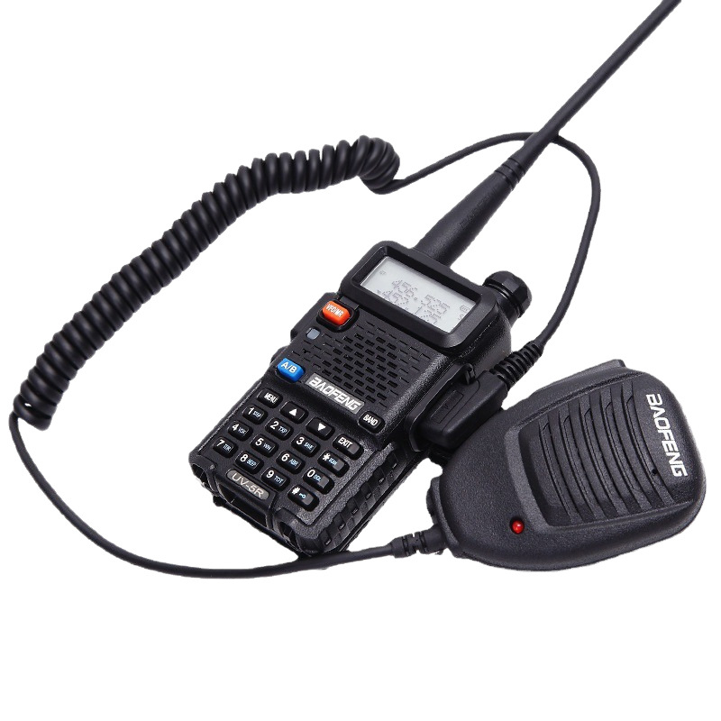 Baofeng ramenski mikrofon BF-UV5R/888S, vodootporan, bez baterije, domet 1,5–3 km, punjač dodatak