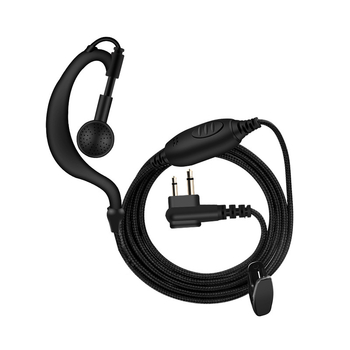 Baofeng Walkie-Talkie K-Head slúchadlo s pleteným káblom 5R, dosah 1,5–3 km, univerzálne, do uší, vodotesné, bez batérie