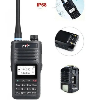 Walkie-Talkie IP68 vodootporan, USB-C priključak, dvoband, 199 kanala, doseg 5–10 km