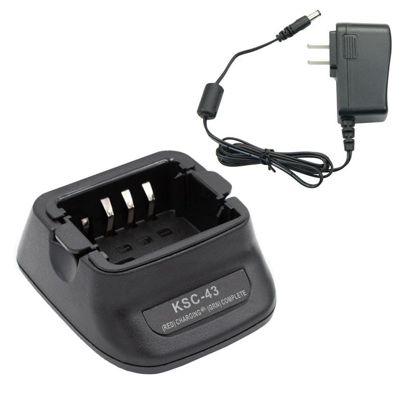 Зарядно за рации за KSC-43, KNB-29N, KNB-53N, KNB-45L, KNB-63L, KNB-65L69L – честотен диапазон 10–50 км, теоретичен обсег 10–50 км, без батерия, удароустойчив