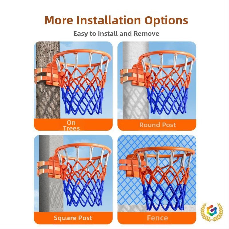 Стенно монтирана външна баскетболна кошница, без пробиване, преносим стенд за деца и възрастни