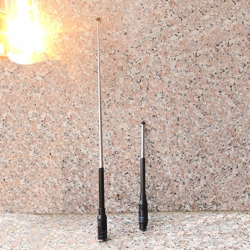 Nagoya NA-773 UV dvodjelna ručna antena s teleskopskom šipkom, kompatibilna s Baofeng UV-5R/UV-2