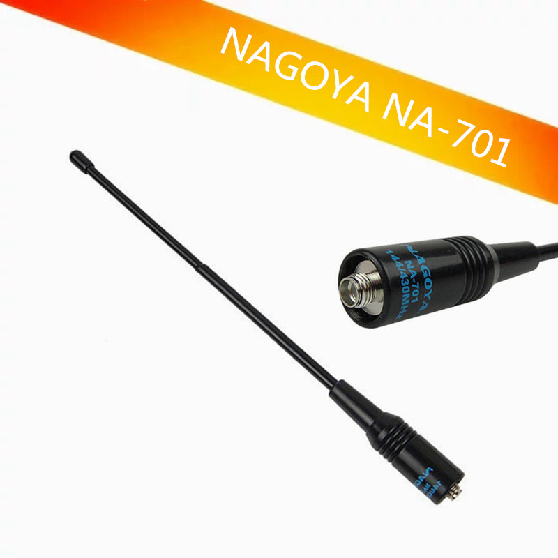 Nagoya kettős sávú antenna Baofeng UV-5R-hez (136–174/400–520 MHz) – 10 W, hatótáv 5–10 km, leesés elleni védelem