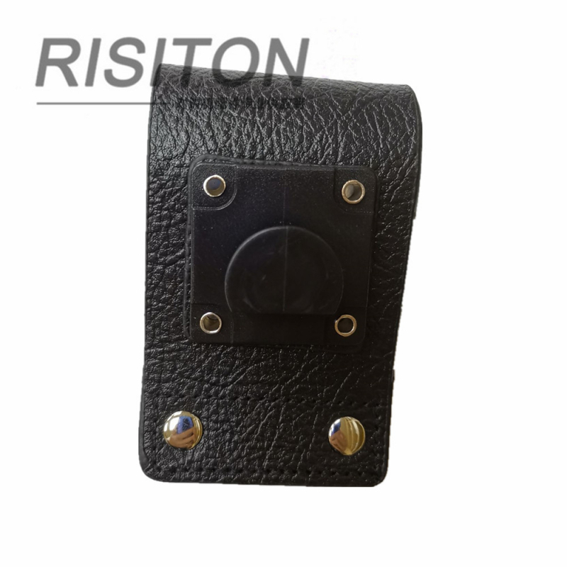 Husă din piele pentru radio portabil PT-3100, piele de vacă prim-strat, protecție anti-cadere, VHF/UHF, 5W