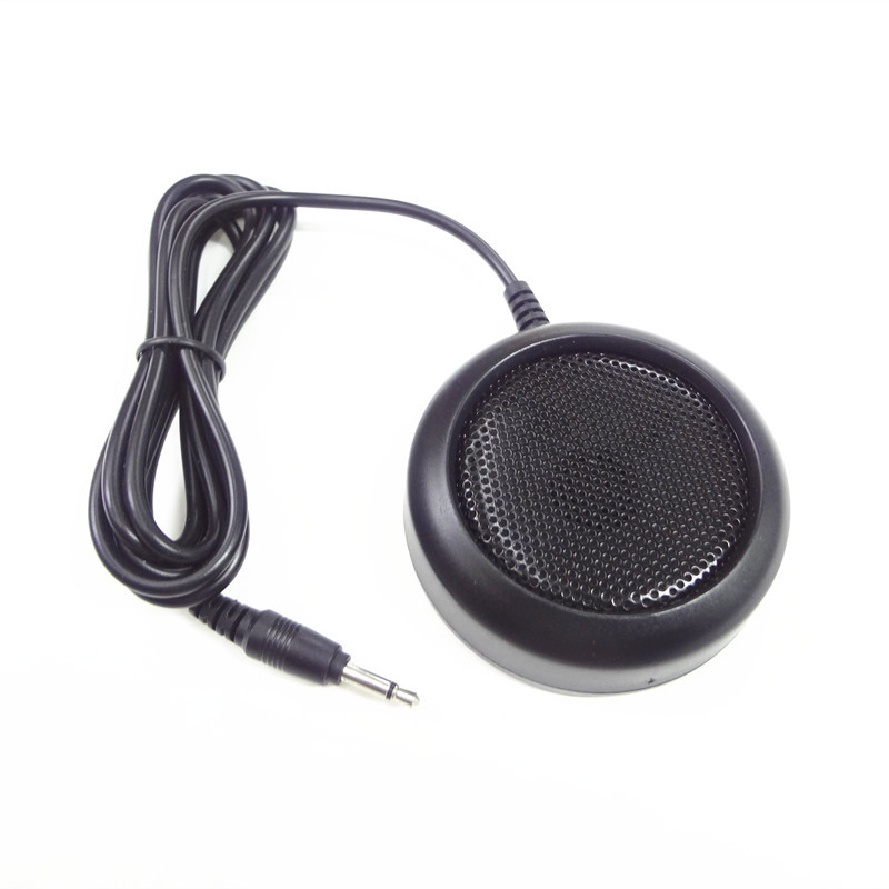 Difuzor extern mic pentru intercom auto, conector 3,5 mm, montaj autoadeziv, anti-interferență, fără baterie, autonomie până la 3 km