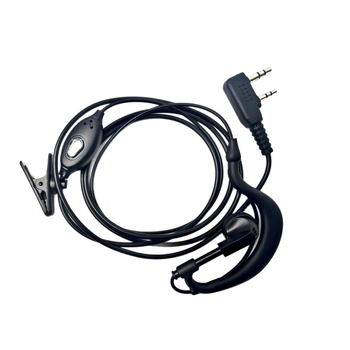 K-Head univerzalni headset za walkie-talkie s ukrasnim držačem za uho sa šljokicama, kompatibilan Baofeng 888S