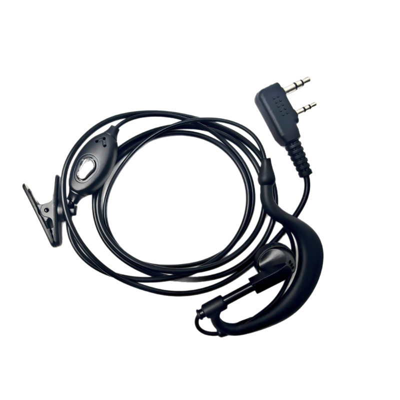 K-Head univerzalni headset za walkie-talkie s ukrasnim držačem za uho sa šljokicama, kompatibilan Baofeng 888S