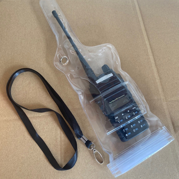 Walkie-Talkie IPX7 nepremokavý ochranný obal, priehľadný, univerzálny pre vonkajšie použitie, odolný voči prachu