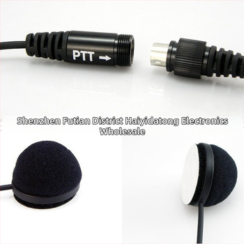 Walkie-Talkie helmový headset s 2-pinovým PTT pre Kenwood, Baofeng a Puxing motocykelové rádiá – bez batérie, dosah do 1,5 km