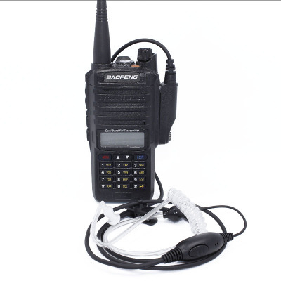 Căști Baofeng Waterproof Air-Guide pentru seria Baofeng de radiouri rezistente la apă, sensibilitate 100 dB, impedanță 50 Ω, cablu 120 cm