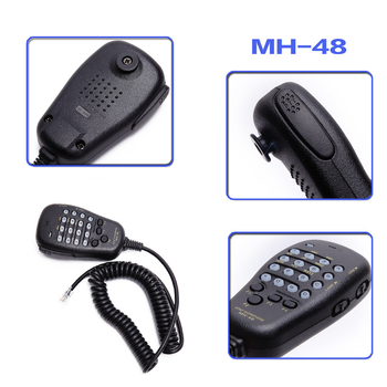 Automobilski mikrofon HM48A6J za FT-7800R/7900R/1807M/2900R/1907 — protuklizni, Univerzalna baterija, doseg 5–10 km