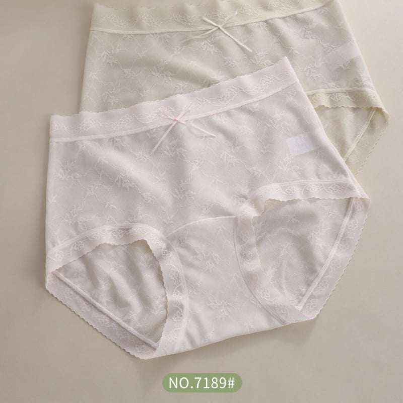 Γυναικείο Floral Νάιλον Μπικίνι Μέσης, Διαπνέον, Με Επένδυση Καβάλου από Mulberry Μεταξιού, 70–80% Νάιλον