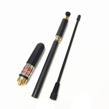 Antena AL800 za walkie-talkie, UV dvostrukog segmenta visokog ziska, 50 Ω impedancija, raspon frekvencija 1,5–3 km, teoretska udaljenost 3–5 km