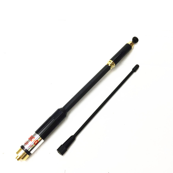 Antena AL800 za walkie-talkie, UV dvostrukog segmenta visokog ziska, 50 Ω impedancija, raspon frekvencija 1,5–3 km, teoretska udaljenost 3–5 km